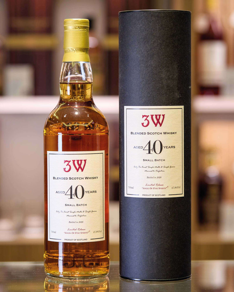 The 3W Company 40 Years Old Small Batch Private Label Blended Scotch Whisky